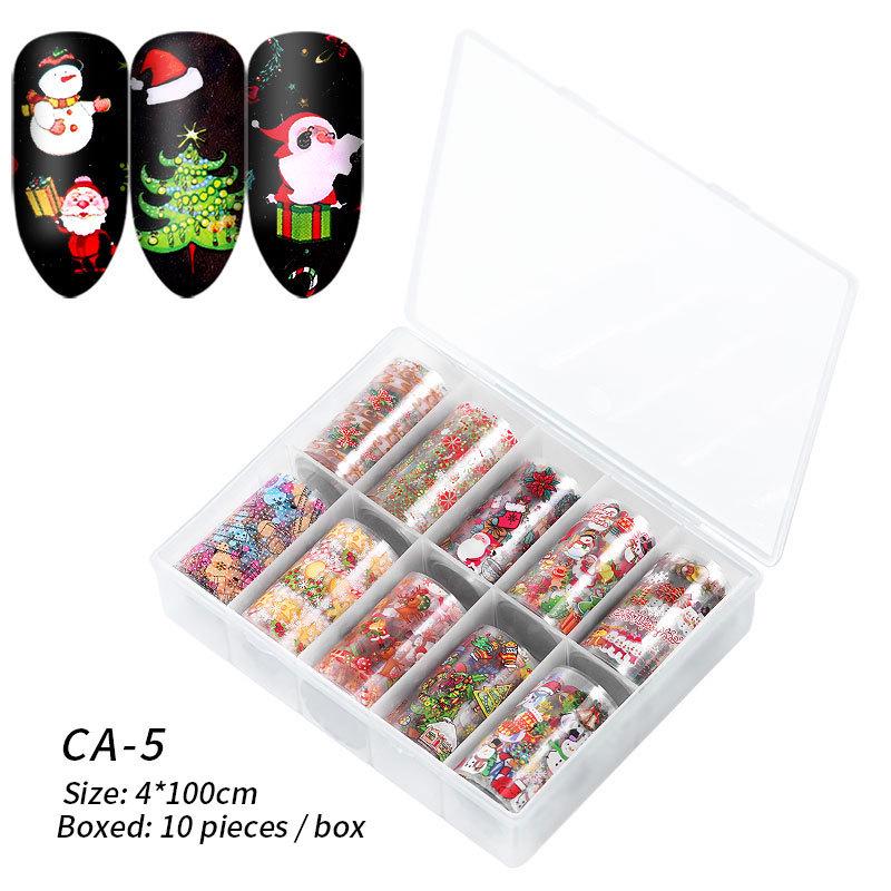 Nail Halloween Nail Art Star Sticker Set Nail Sticker Transfer Paper Christmas Nail Sticker