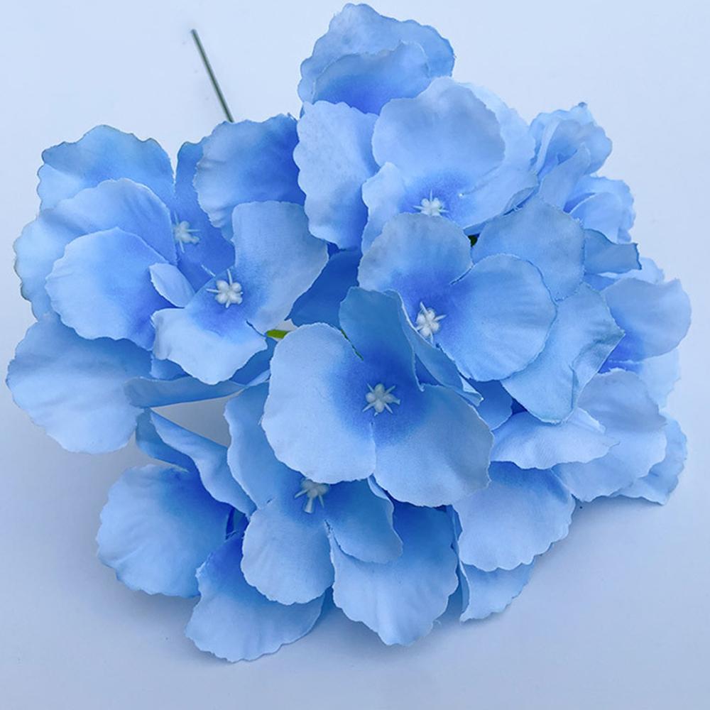 European Retro Fall British Hydrangea Artificial Small Branch Silk Flower DIY Wedding Scrapbook Flores Artificiales House Decor