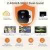Fensterkamera, unterstützt 2,4G und 5G WLAN, Farb-Nachtsicht, Zwei-Wege-Audio, Personen- und Bewegungserkennung und Allwetteraufzeichnung.