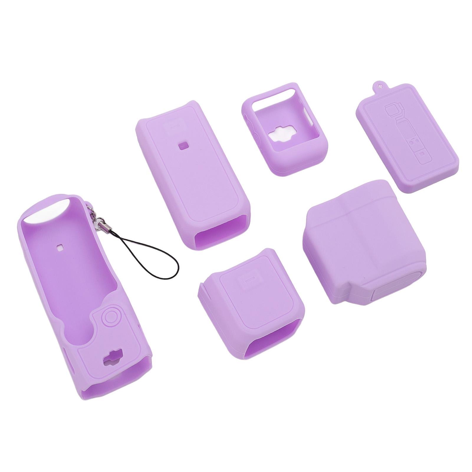 

Защитный чехол для карманной камеры с защитой экрана объектива, силиконовый, устойчивый к царапинам, пыленепроницаемый, ударопрочный фиолетовый