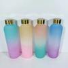 1L Water Bottle with Time Stamp Sports Leak Proof Water Bottle Reusable Fitness Sports Outdoor Travel Leak Proof No Frosted Plas