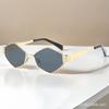 New Internet celebrity oval fashion sunglasses women's high-end sunglasses men's and women's driving sunglasses