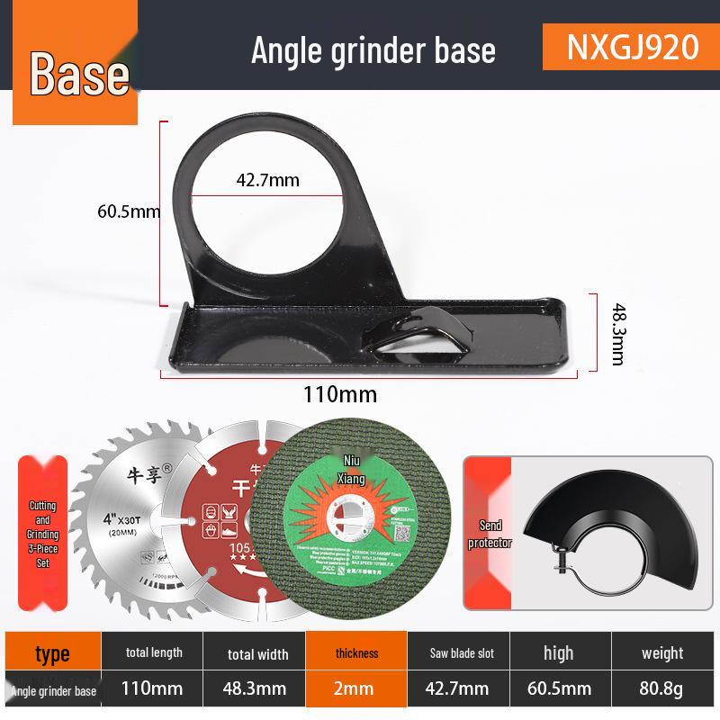Angle Grinder Bracket & Dust Cover Conversion Tool