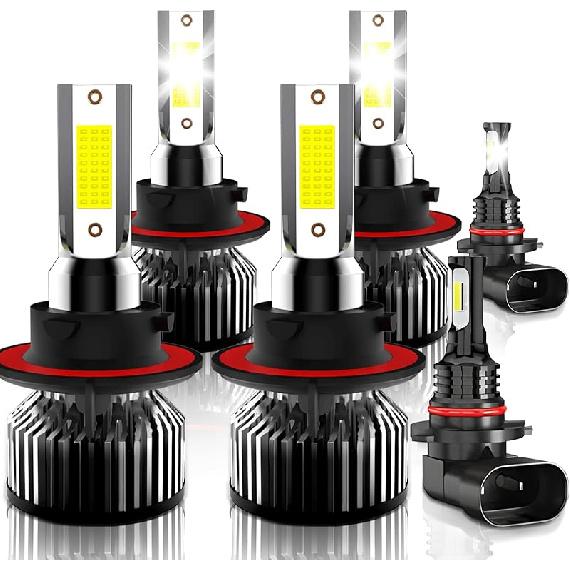 Compatible For Ford F250 High Low Beam Fog Lights F350 Super Duty F450 F550 2005 2006 2007 2008 2009 2010 2011 2012 2013 2014 2015 2016 2017 2018