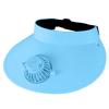 Sun Visor Hat with Fan Three Temp Settings Summer Sun Hats Empty Top Cap for Women for Sun Protection and Outdoor