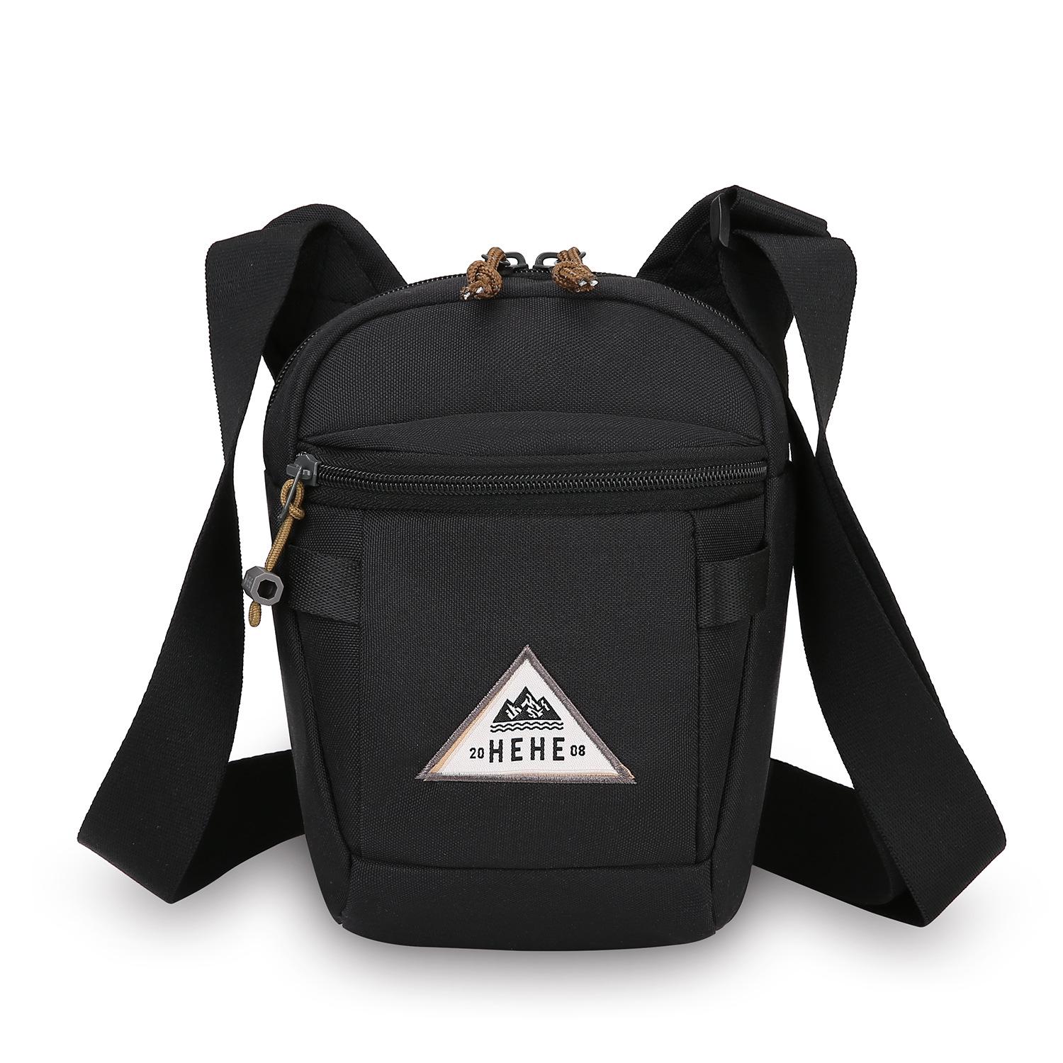 

Men s Lightweight Multifunctional Cycling Crossbody Bag with Water Bottle Holder чорний