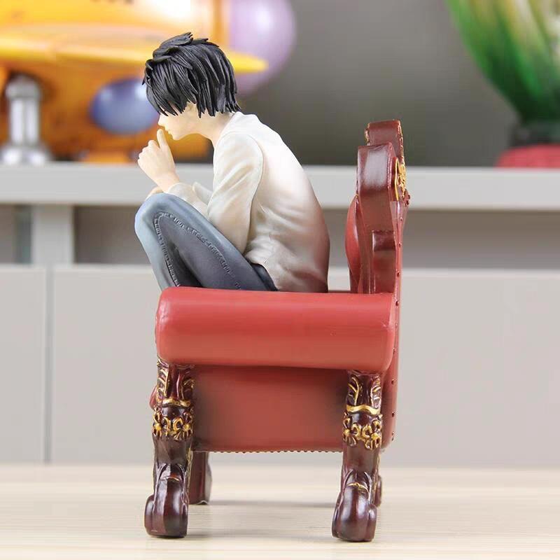 Chinese-made Death Note L Lawliet Statue Figure | Anime Desk Decor Gift