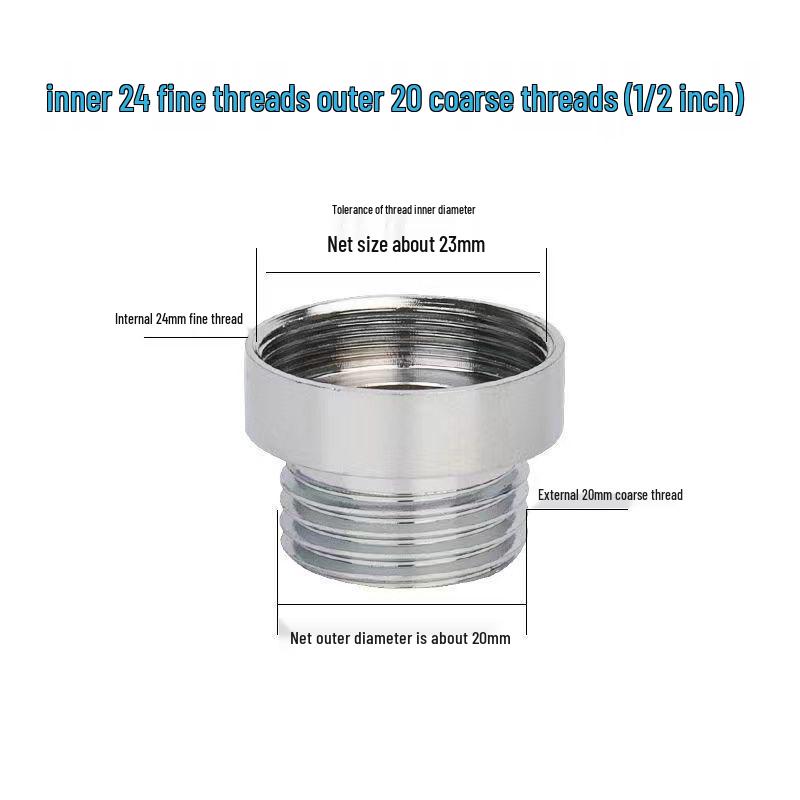 Faucet Adapter & Water Purifier Connector: M22 To 4-Point Coarse Thread Aerator