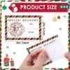 60pcs Elk Elk Santa Mail Labels Fill-In To/From Fields Christmas Gift Labels  Christmas Holiday
