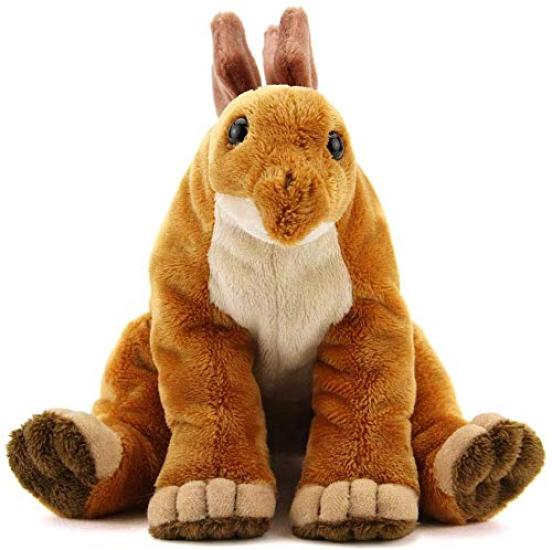 Carolata Stegosaurus Plüschtier Realistisches Dinosaurier Spielzeugpuppe Geschenk Präsent Geburtstag Weihnachtsgeschenk (Sitzserie/Soft Touch) (Zweimal getestet) /