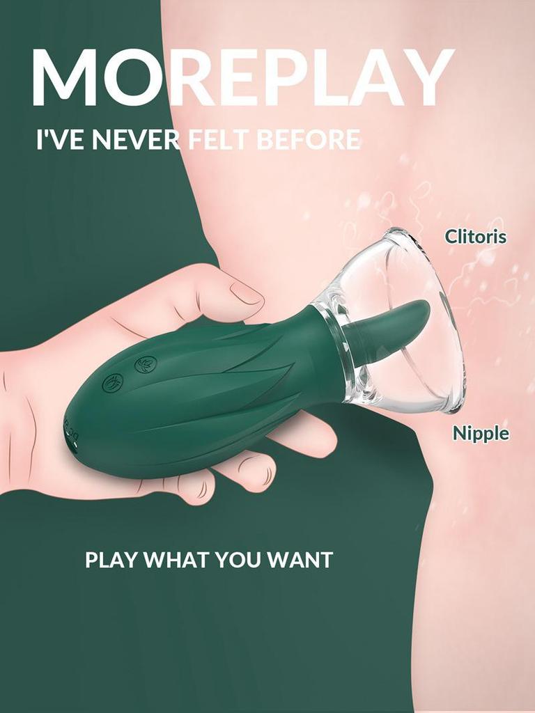 Cross-Border Clitoral Licking Suction Vibrator & Breast Massager