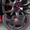 20 Stück 60mm Aluminium Rennsport-Radmuttern - M121.5/M141.5 Eloxierte Tuner-Felgenschrauben