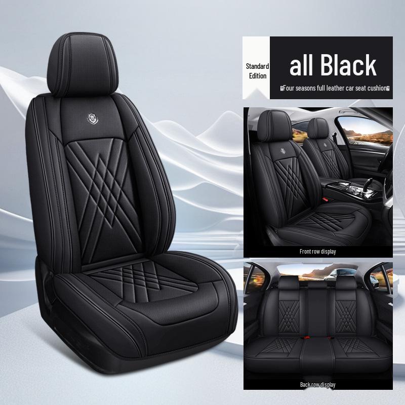 Accord & Emgrand L All-Leather Full Coverage Car Seat Cushion - Universal Four Seasons, 6th To 9th Gen