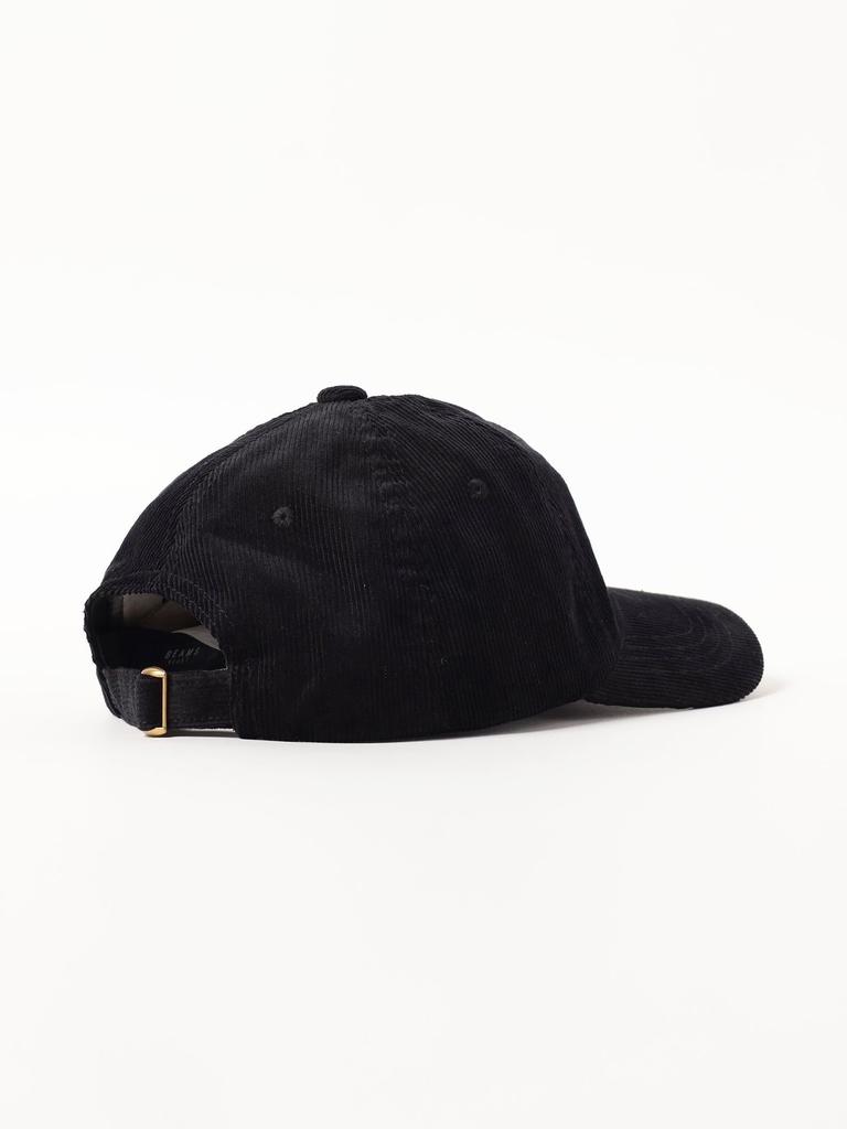 Beams Heart Men's Corduroy Emblem Baseball Cap, Black/Free