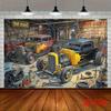 2D Plane - 2D Plane - 2D Plane, 2D Plane - 1 Piece of Classic Retro Racing Garage studioDJH