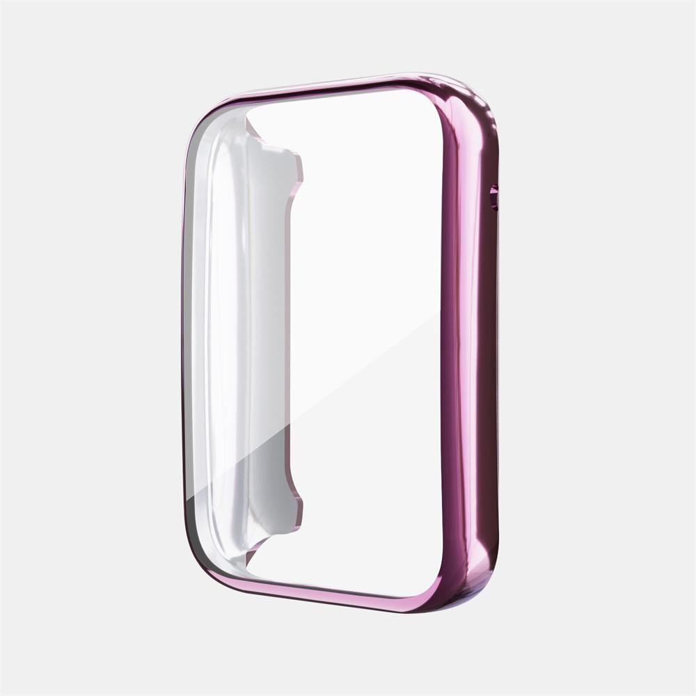

Чехлы для часов Xiaomi Mi Band 7 Pro All-Around Bumper Screen TPU Plated Cover For Mi Band 7 Pro Case розовый