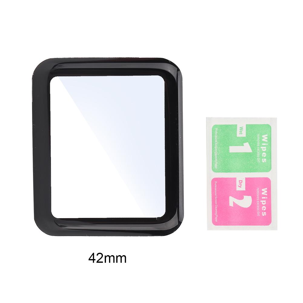 3D Gebogene Flexible Folie Öl Wasserabweisende Beschichtung Uhrenschutzfolie für iWatch (42 mm)