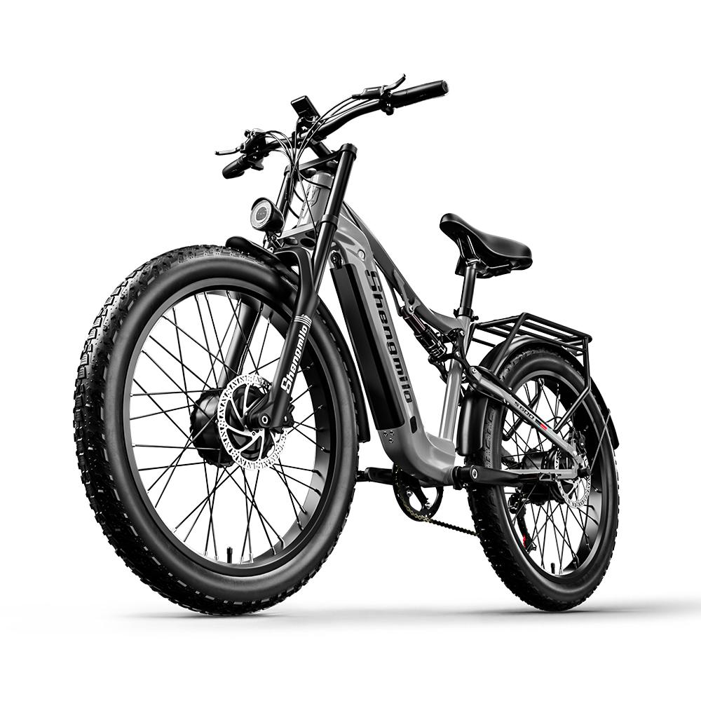 Shengmilo S600 Electric Bicycle 2000W Dual Motor 48V17.5AH Electric Bike 26 Inch Fat Tires E-Bike For Adult Mountain Ebike