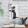 2D Flat, Cute Otter Taking A Bath Aluminum Sign - Funny Bathroom Wall Decor Bathroom Decor, Shower Room, Powder Room, Kids Bathroom, Animal Lover