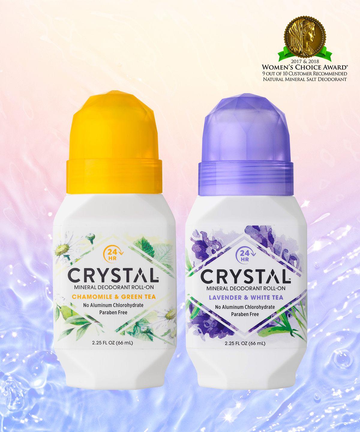 Crystal Deodorant 66ml Chamomile & Lavender Roll-on (2 Types)