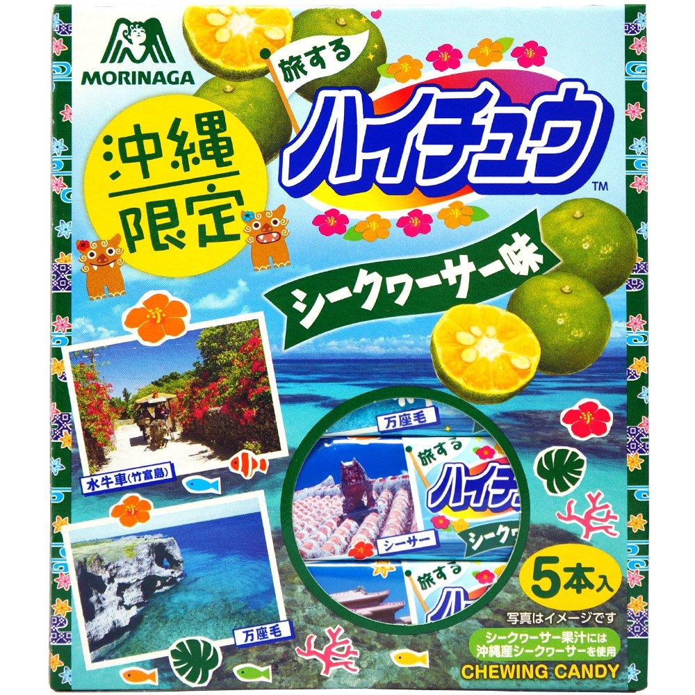 

Конфеты Hi Chew Morinaga Okinawa Limited Hi Chew Shikuwasa Flavor 5 бутылок Путешествия на Окинаву Сувениры на Окинаве