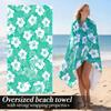 Extra Large Plush Absorbent Luxury Oversized Beach Towel | Microfiber Polyester, Pattern, Fabric, Strong Wrapping Properties | P