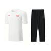 Summer Mens Simple Comfortable Breathable Versatile Fashion Sports Suit Unisex Suits White Black AHSVE27-2+AKLU881-1