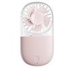 Summer Cooling Fan Humidifier Five-hole Spray Fans Transparent USB Portable Handheld Fan Lightweight Adjustable Cute Small Fans