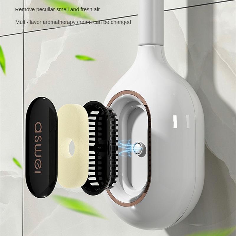 Aromatherapy Toilet Brush Cleaning Products for Home Silicone Cleaning Brush WC Accessories Toilet Accessories Bathroom