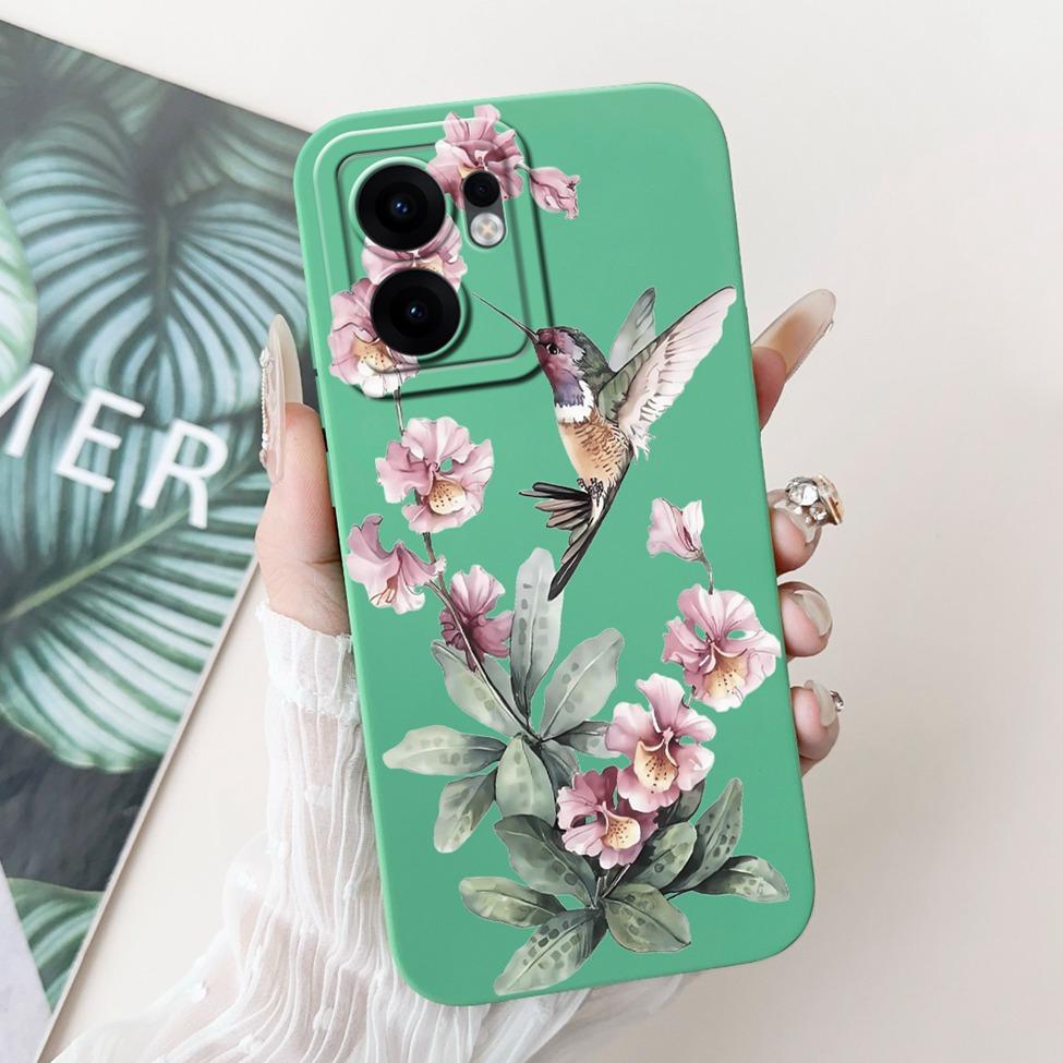 Für Oppo Reno 13F 4G CPH2701 5G CPH2699 Handyhülle Für Oppo Reno 13F Hülle Stoßfest Luxus Niedliche Katze Panda Mode Blumen Liebe