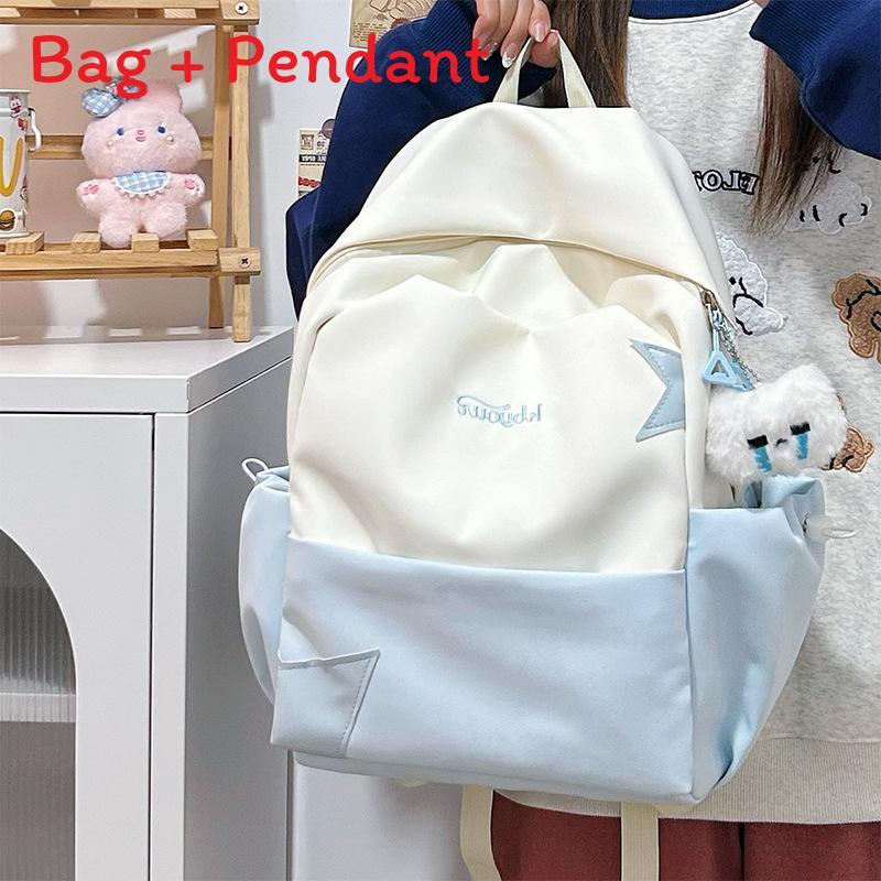 Youthful Harajuku Style Backpack With Nylon For School Girls