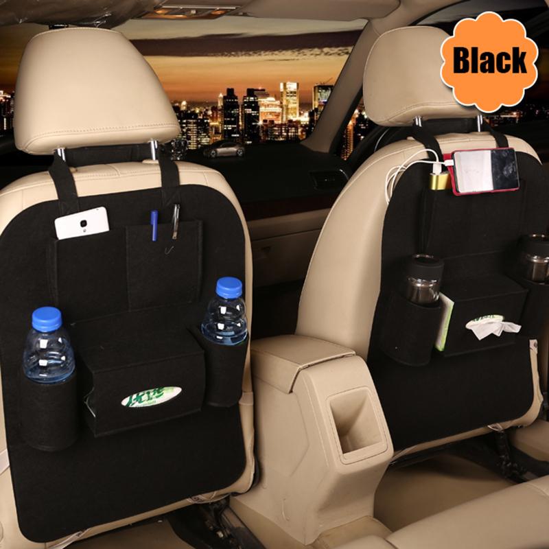 Car Universal Seat Back Organizer Multi-Pocket Storage Bag Tablet Holder Automobiles Interior Accessory Stowing Tidying