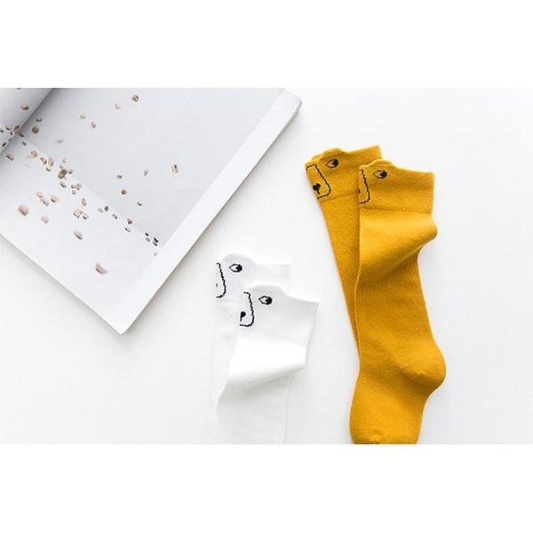 GS Bear Toddler Knee Socks 2-Piece Set, Korean Baby Products