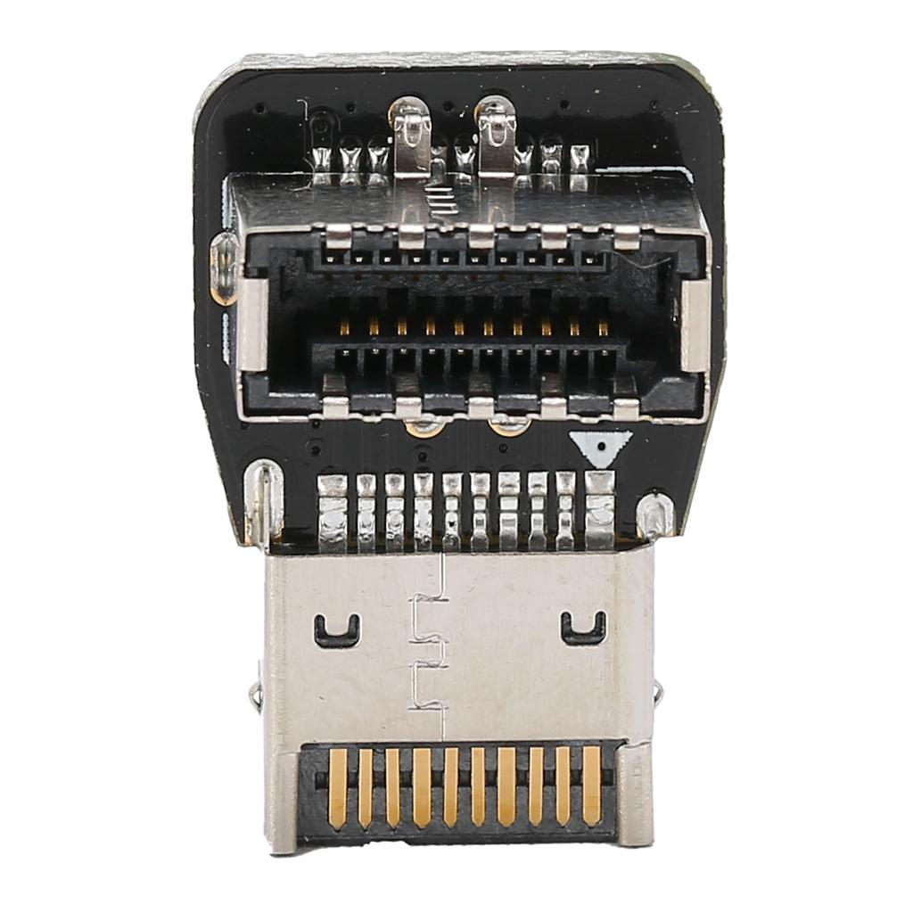 Front Panel Internal Connector Computer Motherboard USB3.1 10G TYPE E 90 Degree Angle Adapter(PH74 B (10354) )