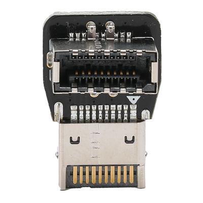Front Panel Internal Connector Computer Motherboard USB3.1 10G TYPE E 90 Degree Angle Adapter(PH74 B (10354) )