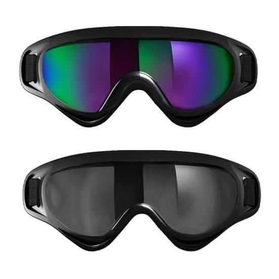 Dog Goggles Wind Dust Fog Proof Eye Wear UV Protection Pet Sunglasses with Adjustable Strap for Pet Travel Skiing