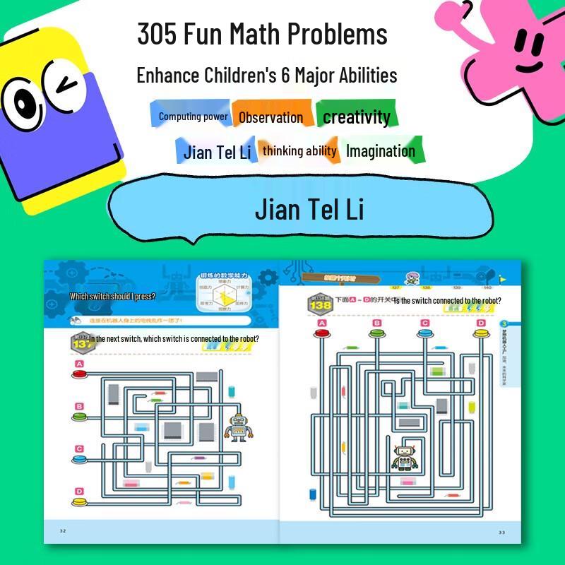Fun Math Thinking Game Book