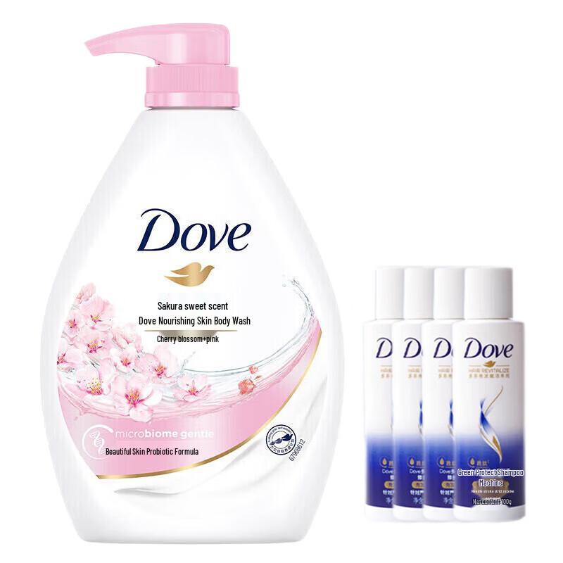 

Dove Sakura Sweet Scent Body Wash & Shampoo Set