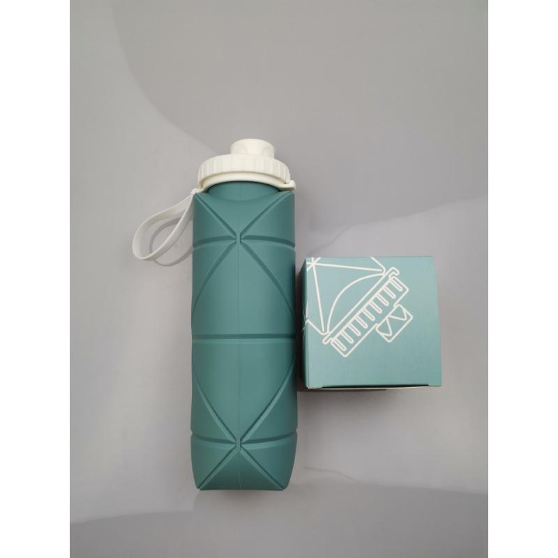 Botella Plegable de Silicona Comestible Mini Botella para Deportes al Aire Libre Portátil Creativa Botella Que Taza de Viaje