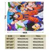 Son Goku DBZ Blanket Flannel Summer Air Conditioning Anime Multi-function UltraSoft Throw Blanket for Bed Couch Plush Thin Quilt
