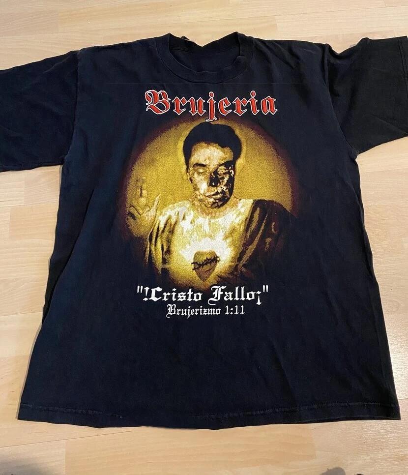 

Brujeria Band Cristo Fall Gift For Music Lover Cotton Full Size S-5XL Unisex T-Shirt XL