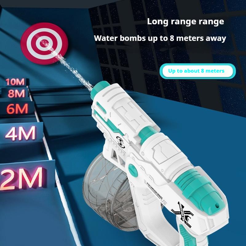 Large Capacity Electric Water Gun Continuous Automatic Water Gun  Absorption Children Toy Outdoor Water Swimming Pool Beach Game