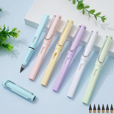 Ołówek Infinity Pencil Forever Pencil z gumką Uroczy ołówek Eternal Pen Everlasting z wymiennymi wkładami