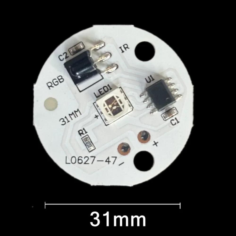 

5 В низковольтные светодиодные лампы, цветная RGB-лампа, плата, 3 Вт, источник цветного градиента, ИК, 24-клавишный беспроводной пульт дистанционного управления, включение/выключение 31mm