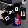 Number Football Basketball 10 24 Phone Cover Case for Samsung Galaxy A35 A36 A55 A26 A05 A06 A14 A50 A51 A53 A54 A12 A13 A23
