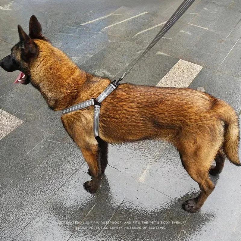 Coleira ajustável para cachorro em Y, coleira respirável e reflexiva para cachorros pequenos, médios e grandes, colete para chihuahua e labrador, suprimentos para animais de estimação