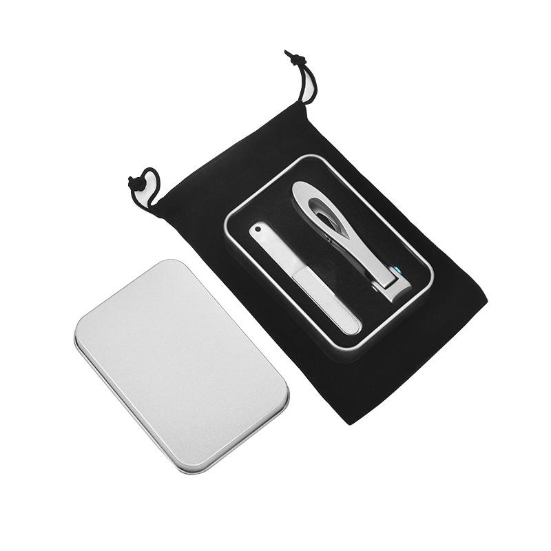 Stainless Steel Wide-Opening Anti-Splash Nail Clippers for Thick Toenails