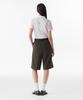 MUSINSA STANDARD WOMAN Women'S Wide Bermuda Half Slacks [Van Dyke Brown]