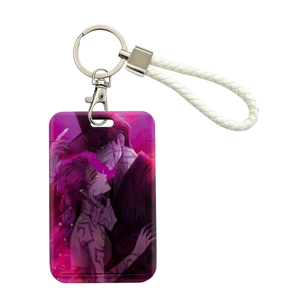 Anime Peripheral Slide Card Holder Transportation Card Campus Card Water Card ID With Long Lanyard