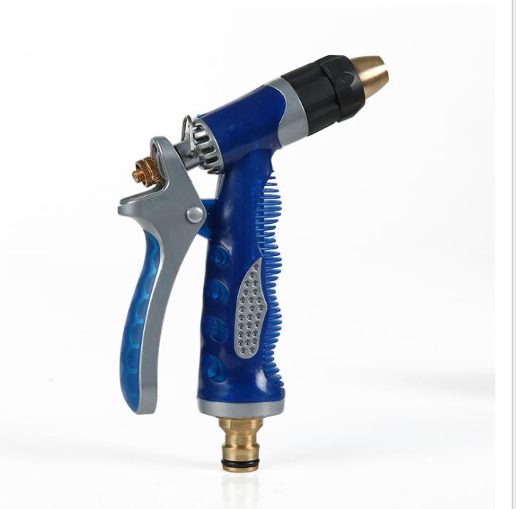 1~4PCS Portable High Pressure Durable Handheld Water Gun Garden Lawn Watering Car Wash Sprinkler Tool Hose Adjustable Brass